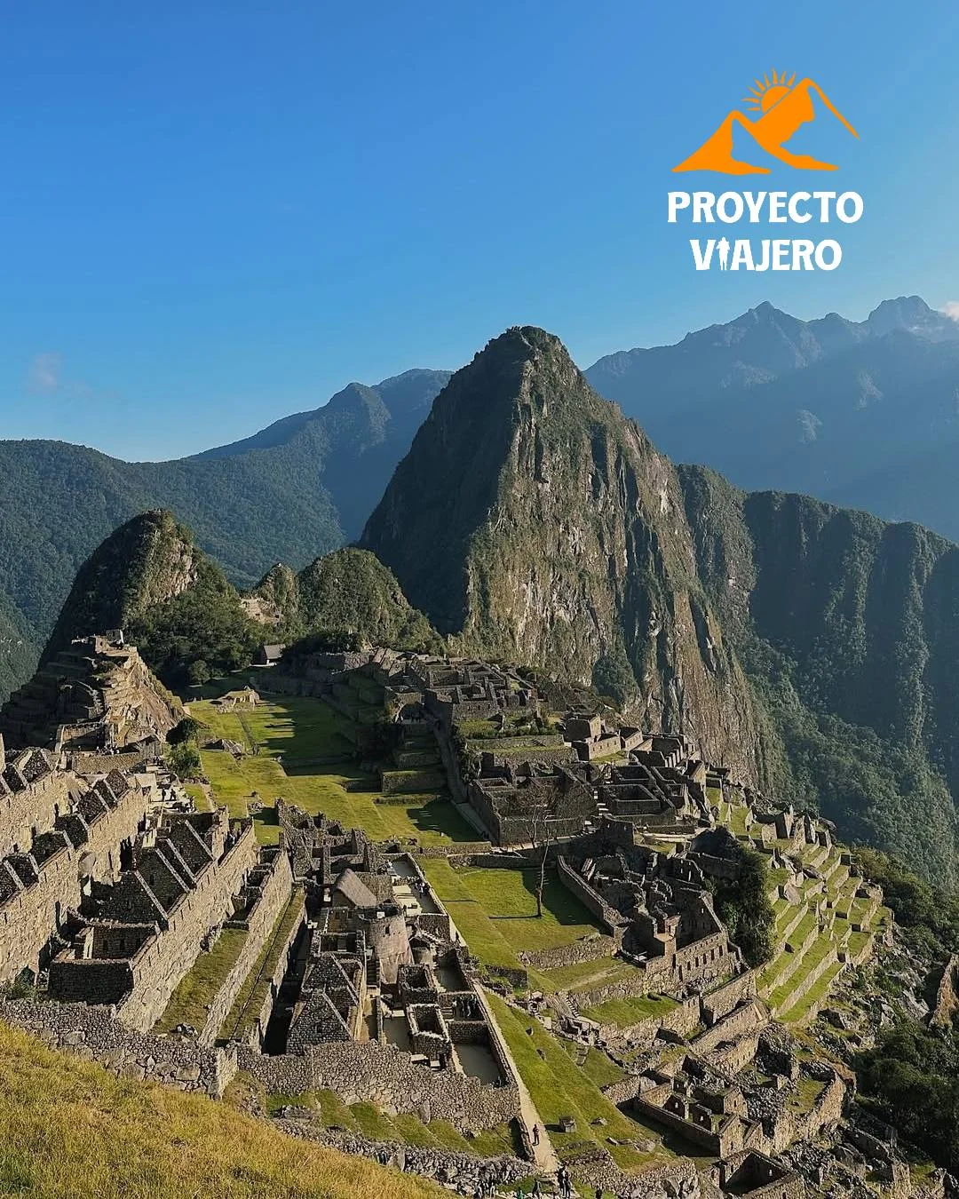 Vista panorámica de Machu Picchu
