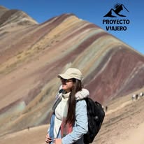 Viajera en Machu Picchu